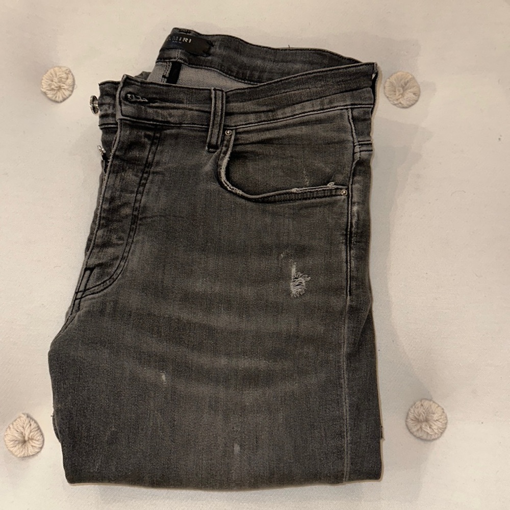 AMIRI Black Distressed Men Jeans